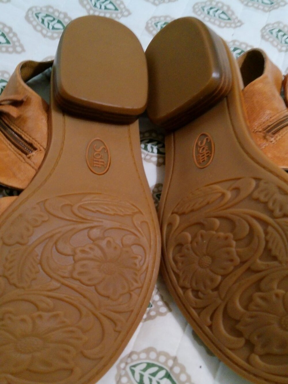 Söfft NEW WITHOUT TAGS OR BOX Women's Felicity Sandal, Luggage - 7m - Picture 6 of 11